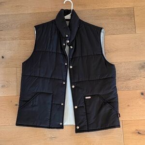 Topo Designs Black Quilted Vest